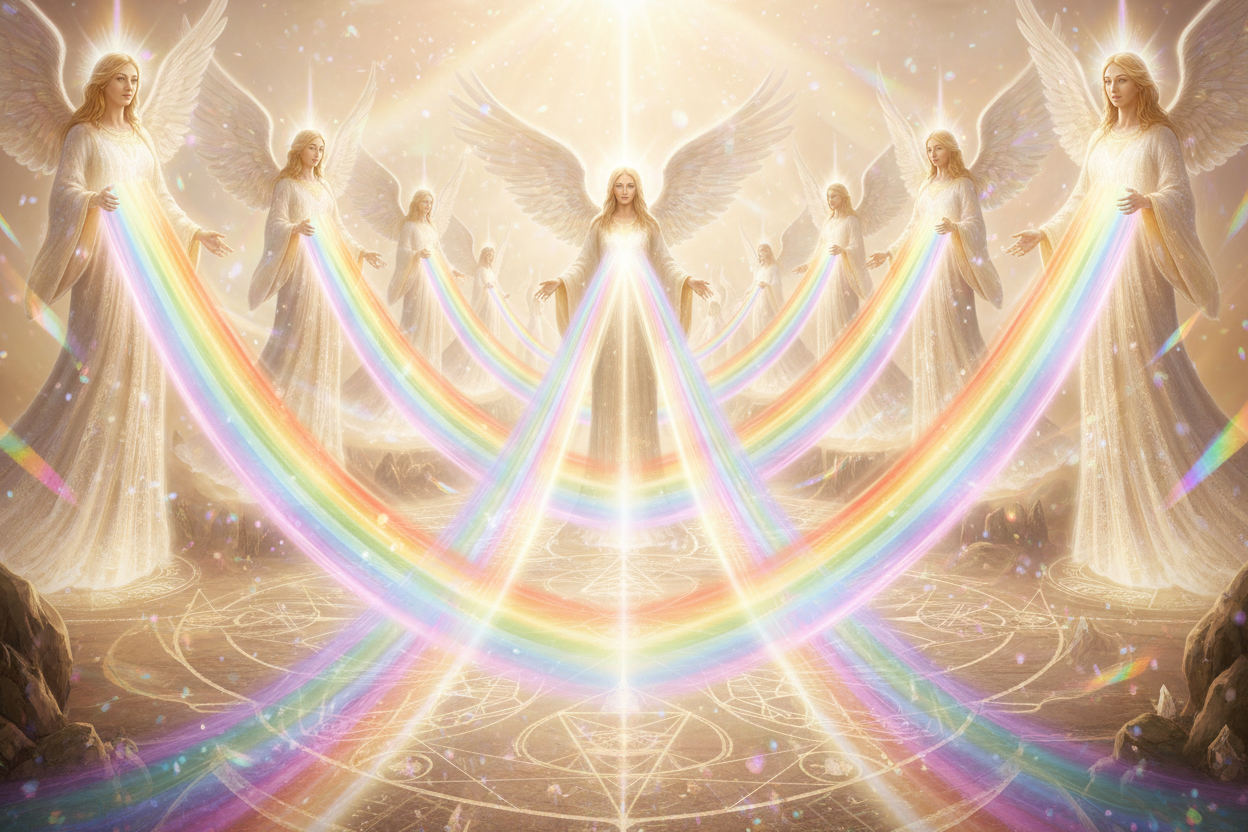 Angelic Light Rainbow Light Healing Transmission